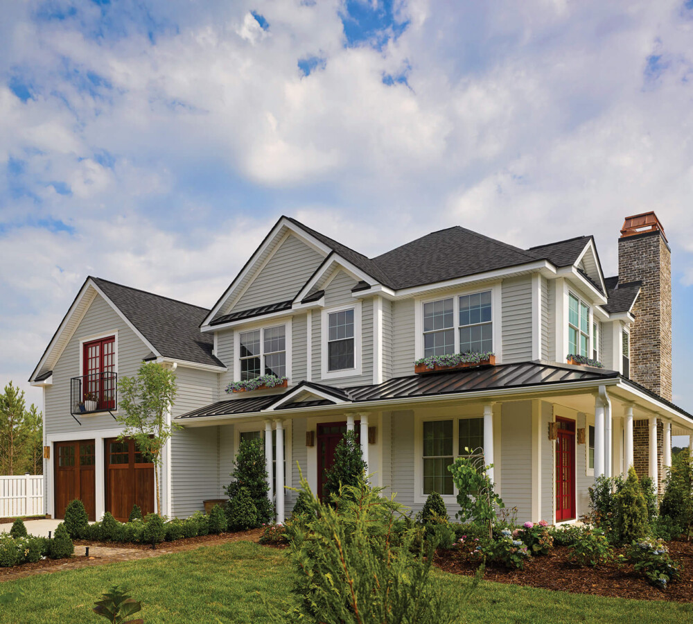 Stock photo from CertainTeed showing off vinyl siding
