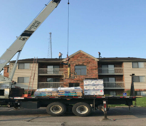 commercial roofing replacing new roof of the house