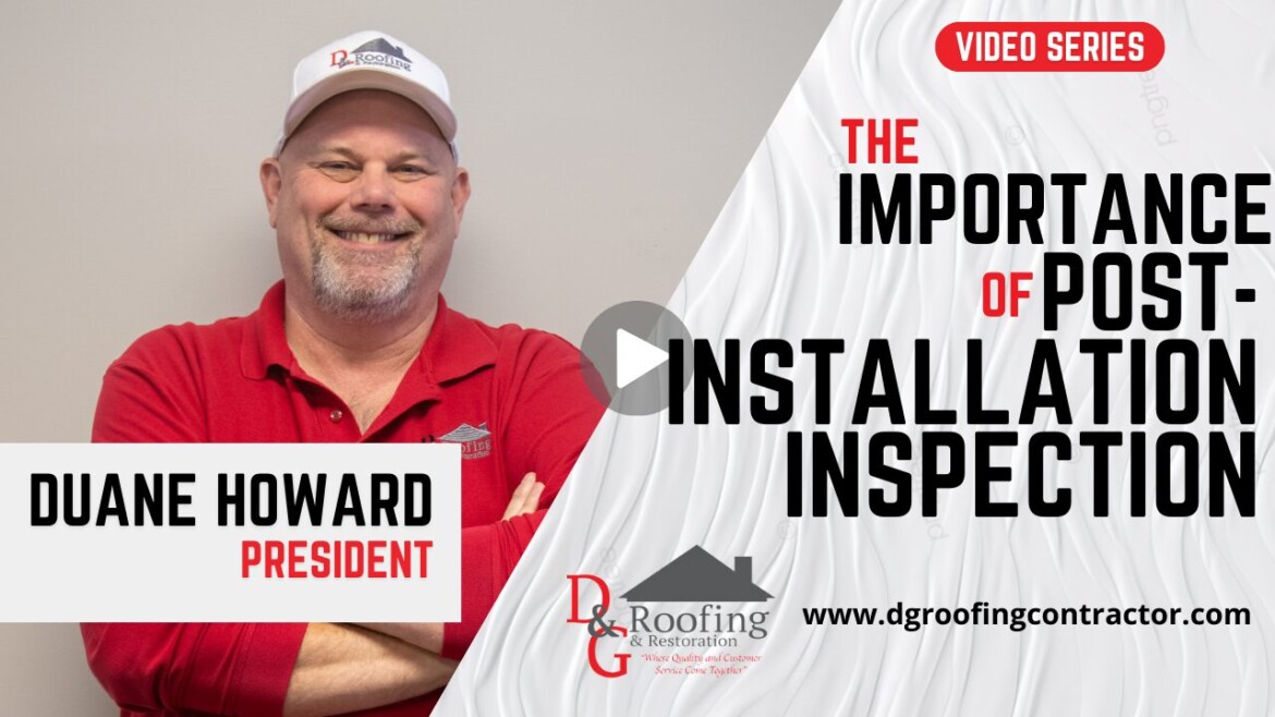Installation Inspection Is Important